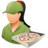 Occupations Pizza Deliveryman Female Light